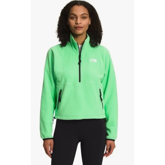 The North Face Jackets & Blazers - The North Face Women's TKA Attitude 1/4 Zip Fleece Pullover, Lg, Chlorophyll Grn